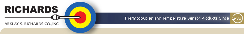 Thermocouples and Temperature Sensor Products Since 1938